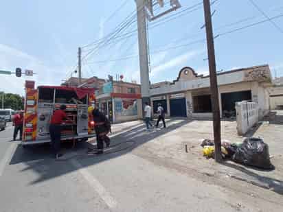 Las llamas apenas comenzaban a propagarse por el lugar.