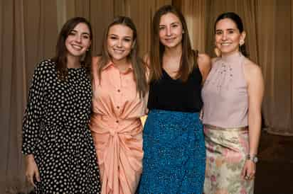 Mariangel Siller, Geny Tumoine, Andrea Villanueva y Brenda Lavín (EL SIGLO DE TORREÓN/ERICK SOTOMAYOR)