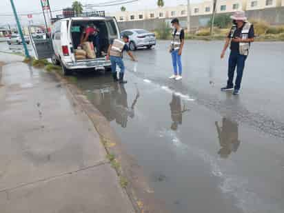 Las acciones arrancaron una vez que disminuyeron los niveles de agua. (CORTESÍA)