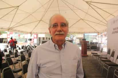 Francisco Orduña Mangiola, portavoz de Altos Hornos de México (AHMSA). (Foto: RENÉ ARELLANO / EL SIGLO COAHUILA)