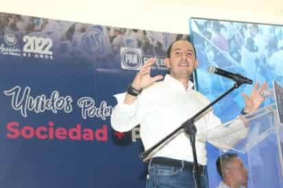 El líder nacional del Partido Acción Nacional (PAN), Marko Cortés, dio un ultimátum al PRI sobre la alianza electoral 'Va por México'. (EL UNIVERSAL)