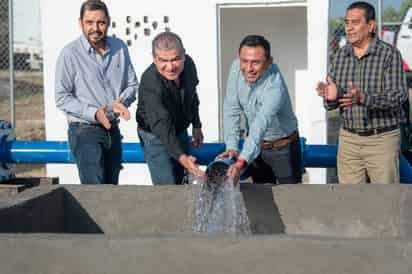 El nuevo pozo aportará 24 metros cúbicos por segundo a la red general y beneficia a varias colonias del sur de Matamoros. (EL SIGLO DE TORREÓN)