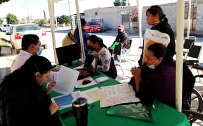 El módulo para el trámite de escrituración continúa visitando las colonias del municipio de San Pedro. (EL SIGLO DE TORREÓN)