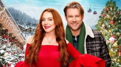 Lindsay Lohan se pone navideña al ritmo de Jingle Bell Rock en su nueva película de comedia en Netflix