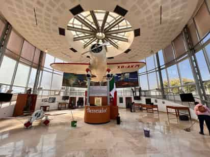 Se realizaron trabajos de limpieza al interior del museo, servicio de jardinería al exterior y mantenimiento a la fachada. (EL SIGLO DE TORREÓN)