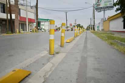 Este lunes iniciarán los trabajos en las banquetas de la prolongación Colón y Jiménez; sería la primera etapa del proyecto. (EDIE RUIZ)