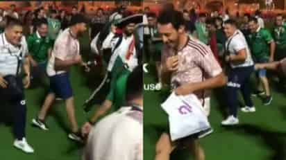 VIRAL: Mexicanos se organizan y bailan Payaso de rodeo en Qatar