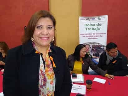 Lariza Montiel Luis, coordinadora del Servicio Nacional del Empleo en la región Norte de Coahuila. (Foto: RENÉ ARELLANO / EL SIGLO COAHUILA)