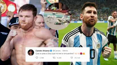 'Canelo' se lanza contra Messi tras video donde se le ve patear jersey del Tricolor