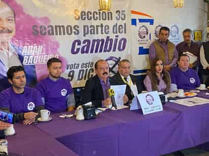 La planilla morada competirá el próximo 9 de diciembre.