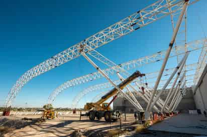 A más de dos años de su construcción, la Velaria del Centro de Convenciones no ha sido concluida. (EL SIGLO DE TORREÓN)