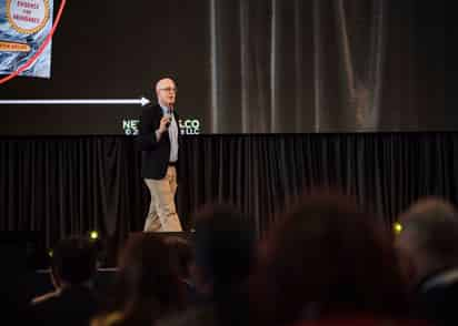 Gary A. Bolles, participó en el segundo día del 9° Congreso Internacional de Innovación Educativa (CIIE) que se realiza en el Tecnológico de Monterrey. (CORTESÍA)