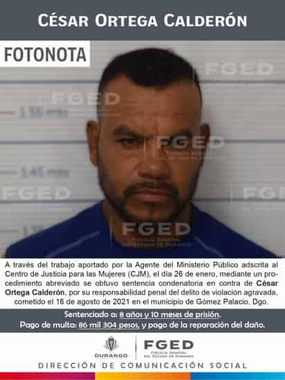 El hombre fue sentenciado a más de 8 años de prisión. (EL SIGLO DE TORREÓN)