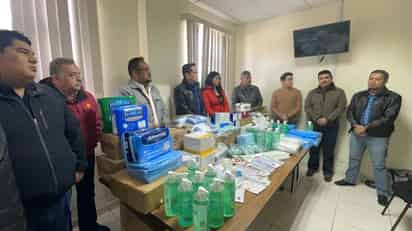 Entrega alcalde de Allende insumos y material básico al sector salud
