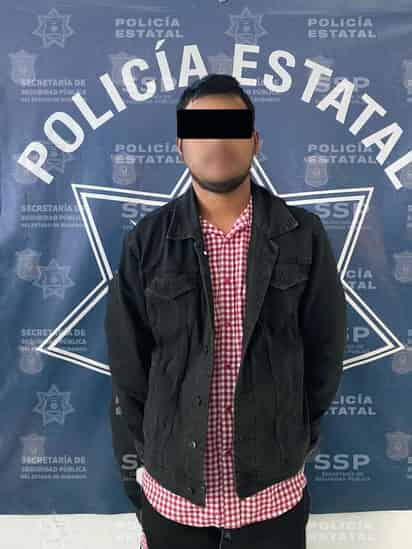 Fue detenido por elementos de la Policía Estatal a través del Mando Único y de la Dirección Municipal de Seguridad Pública. (EL SIGLO DE TORREÓN)