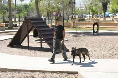 Se inauguró el parque canino en la Alameda, van por otros dos parques de este tipo en Torreón. (FERNANDO COMPEÁN)