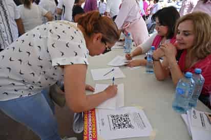 Siguen recolectando firmas para hacerlas llegar a la SCJN por medio de los Amigos de la Corte.