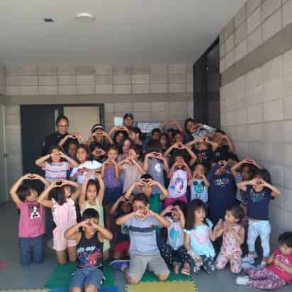 Casa hogar de Torreón recibe a policías municipales, los pequeños pasaron una tarde conociendo el trabajo que realizan los agentes.