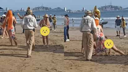 VIRAL: Chicas en bikini sacan los mejores pasos de baile de hombre de la tercera edad en Mazatlán