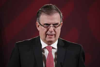 El canciller Marcelo Ebrard platicó con esta casa editora sobre lo que representa la llegada de Tesla a México. (ARCHIVO)