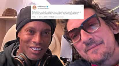 Me costó eh, ahora entiendo muchas cosas de ser fan: Larregui tras foto con Ronaldinho