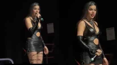 'Amor, es que ¿para qué lo avientas?', Kenia Os regaña a fan por lanzar celular al escenario
