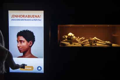 La Fundación Cueva de Nerja ha realizado una reconstrucción facial de 'Pepita', como se bautizó 'cariñosamente' al esqueleto de esta joven prehistórica. (EFE)