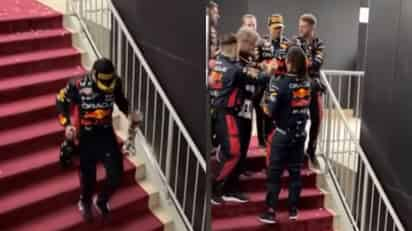 El video de Max Verstappen y Checo Pérez del que todos están hablando en la red