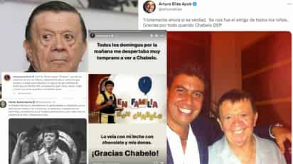 Los mensajes de despedida que han compartido los famosos para 'Chabelo'