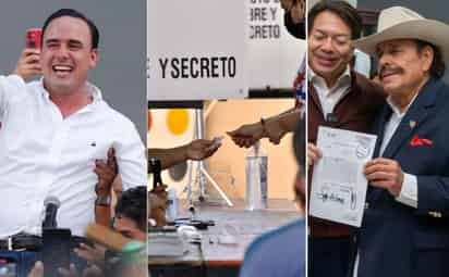 Los candidatos que buscan la silla del titular del Ejecutivo estatal quedaron definidos. (ESPECIAL)