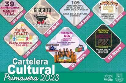 Se prepararon las actividades culturales de abril y marzo. (ESPECIAL)