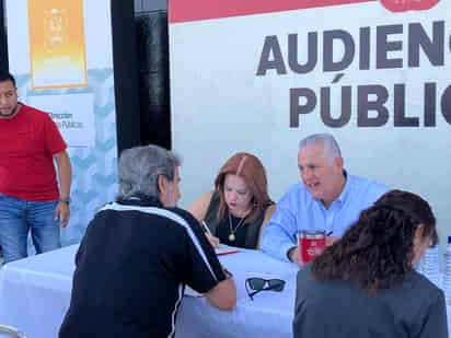 El alcalde atendió ayer personalmente las Audiencias Públicas.