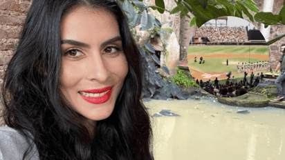 María León se equivoca en el Himno Nacional previo al juego de Padres vs Giants