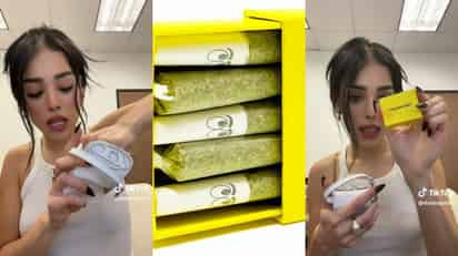 Danna Paola muestra su 'cajita de la felicidad' con cigarros de marihuana de 45 dólares