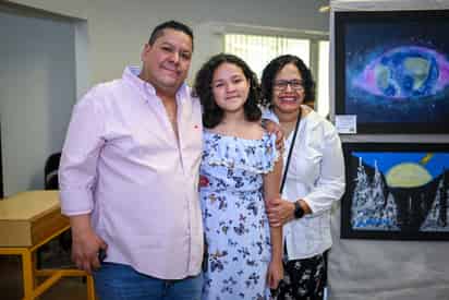 Juan Carlos Muruaga, Sofía Muruaga y Mariana Sandinista (EL SIGLO DE TORREÓN/EDDIE RUIZ)
