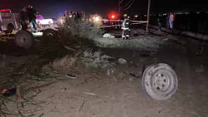 Un hombre que viajaba en un carromato murió al ser impactado por automóvil en Gómez Palacio.