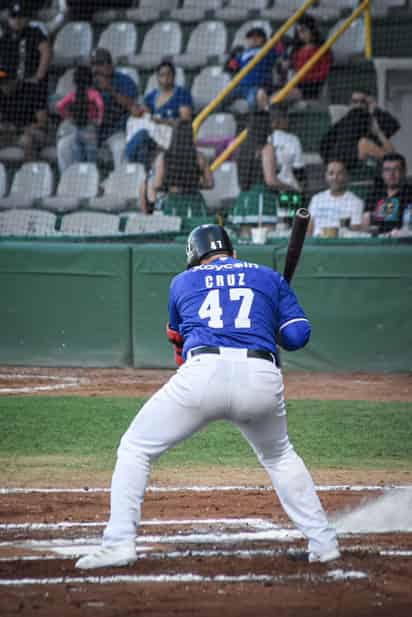 Cruz fue contratado desde el año pasado, pero apenas debutó en este 2023 con la novena duranguense.