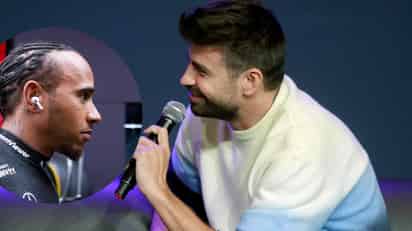 Vieja publicación de Gerard Piqué sobre Lewis Hamilton está causando polémica en redes