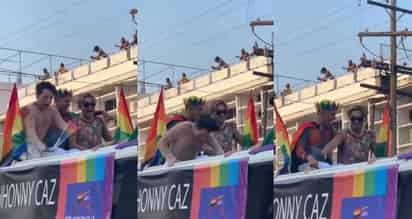 VIDEO: Kunno sufre tremenda caída durante Marcha del Orgullo en Monterrey