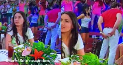 Video de Gabriel Soto rascándose frente a las cámaras se hace viral