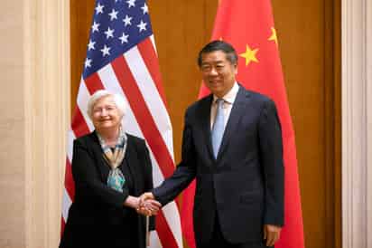 La visita de Yellen se saldó con reuniones de alto nivel para mejorar la comunicación entre ambos. (AP)