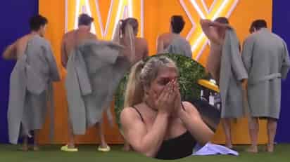 Wendy, Poncho, Sergio, Emilio, Apio y Nicola se lanzan sin ropa a la alberca de La Casa de los Famosos México