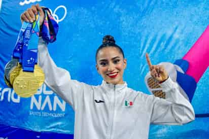 Marina Malpica viene de una imponente actuación en los Juegos Centroamericanos y del Caribe, con la selección de gimnasia. (Especial)
