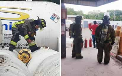 Los hechos se registraron a las 15:40 horas de ayer lunes, en la gasera localizada en la carretera Cancún-Mérida.