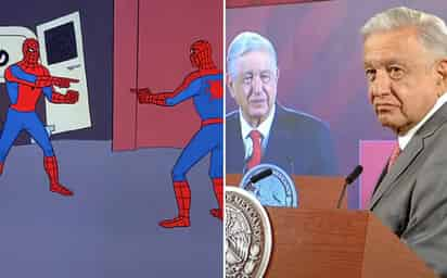 Algunos usuarios de las redes sociales tomaron con humor la imagen de AMLO viendo su propia conferencia mañanera, por lo que respondieron con varios memes que ya empiezan a circular en plataformas digitales.