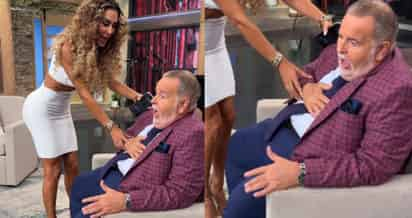 VIDEO: 'El Gordo' de Molina 'se infarta' luego de ver la espectacular figura de Ninel Conde