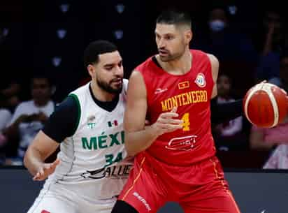 Nikola Vucevic anotó 27 para Montenegro, que derrotó a la Selección Mexicana 91-71 en el Mundial de basquetbol.