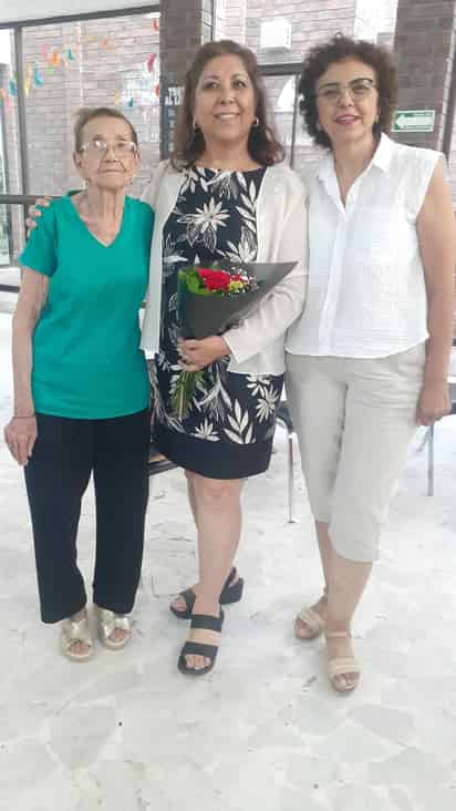 María Dolores Huízar Castañeda, Blanca Domínguez Rocha, María Guadalupe Conchas Huízar (CORTESÍA)