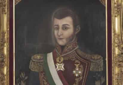 'Al Libertador de la Patria. Al Fundador del Imperio. Al Invicto Agustín I en monumento de lealtad. El Consejo de Estado'. Proclama en bronce celebrando la coronación de Iturbide y de Ana María Huarte como Emperadores Constitucionales de México (1823). Colección particular.