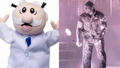 VIDEO: The Weeknd 'se asusta' al confundir un peluche del Dr. Simi con un gato